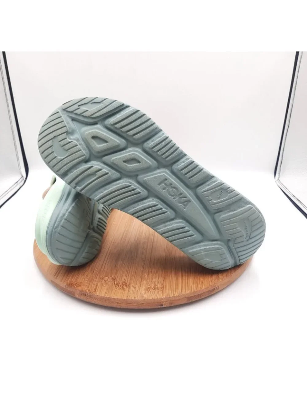 Hoka One One Ora Recovery Slide 3 Mens Size 10 Sandals Mist Green Trellis Slides